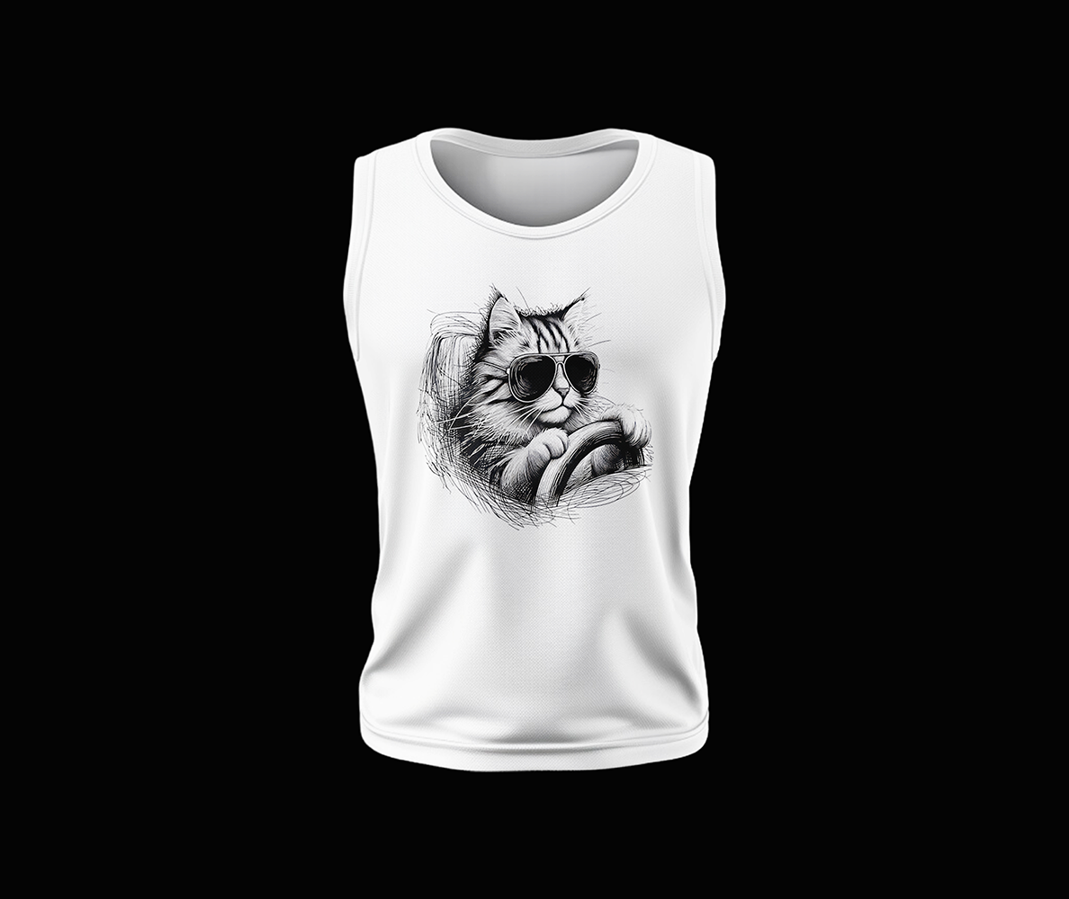 Cat Racer - Unisex Muscle Shirt