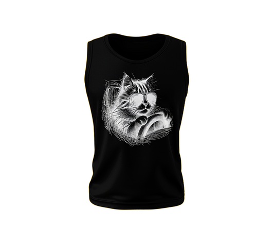 Cat Racer - Unisex Muscle Shirt