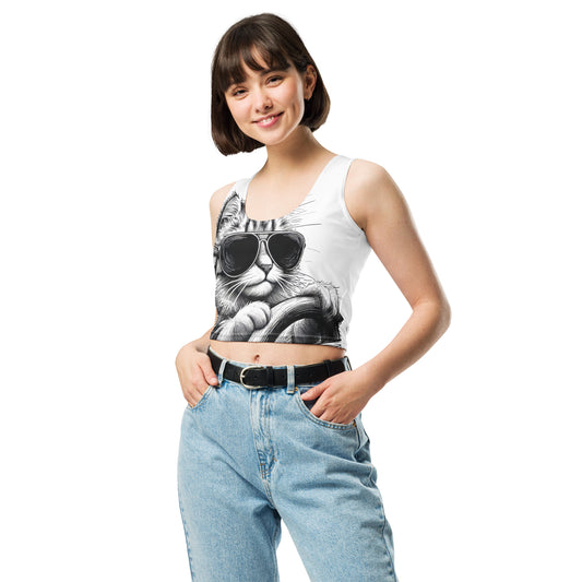 Cat Racer - Crop Top